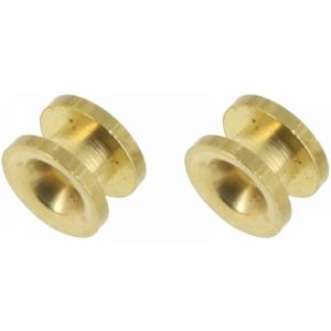 Cyclingcolors 2x Passe fil tête débroussailleuse diamètre 4 mm 11 mm hauteur 9 mm Jardin Parc Entretien Œillet laiton, tête 2 fils