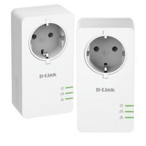 D-link DHP-P601AV - Pack 2 CPL AV2 1000 Gigabits avec prise intégrée