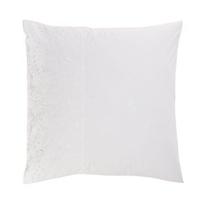 Anne de Solène Taie d'oreiller Héritage - 50x75 cm - Couleur Blanc