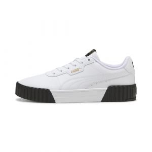Puma Femme Carina 3.0 Basket, White Gold Black, 37 EU