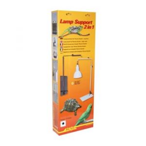 Lucky Reptile Support de lampe « 2 en 1 » noir