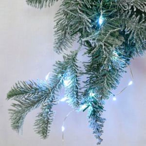 Blachère illumination Guirlande micro-LED compact blanc pur flash 9m