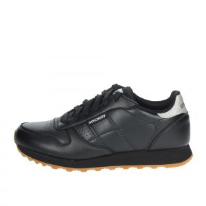 Skechers OG 85-Old School Cool, Baskets Hautes Femme, Noir Black 699 Blk, 37.5 EU
