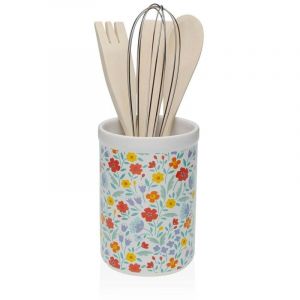 Versa Pot pour ustensiles de Cuisine Flandre Céramique Dolomite 10 x 15 x 10 cm