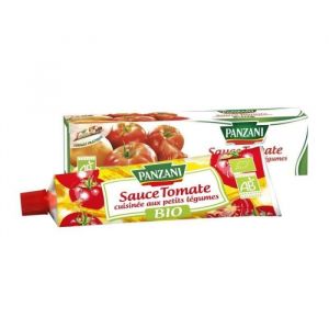 Panzani Tube Tomates Cuisinées Aux Petits Légumes Bio 180G - Lot De 4