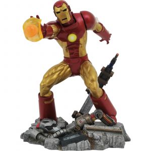 Diamond Select Toys Marvel Gallery PVC Figure - Comic Iron Man (Mark XV Armor)