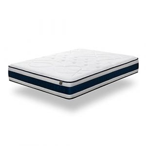 KUO Dream - Matelas Memory Cell Plus | Épaisseur 30cm | Viscogel Titanium avec Renfort Lombaire | 160 x 200 cm