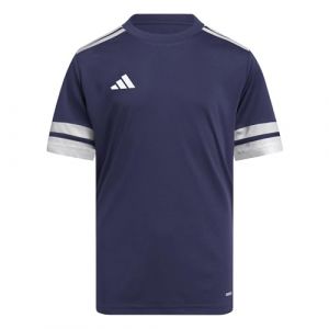 Adidas Mixte Enfant SQUADRA25 Jersey Short Sleeve Kids, Team Navy Blue 2/White, 9-10 Years