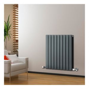 Hudson Reed DRAHSP24 - Radiateur Design horizontal Delta 63,5cm x 63cm x 5cm 860 Watts