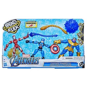 Pack de 3 Figurines Bend and flex