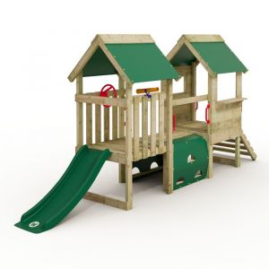 Wickey Aire de jeux My First Playground 2 pour jeunes enfants - vert - vert
