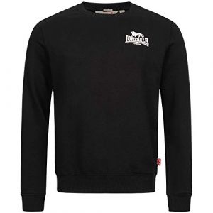 Lonsdale Longridge Sweat-Shirt pour Homme - Noir - XXXL