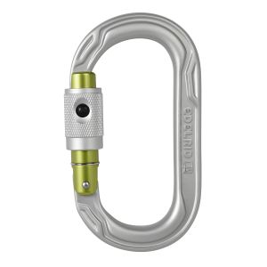 Edelrid Mousqueton ovale Power 2500 Permalock avec verrouillage Argenté