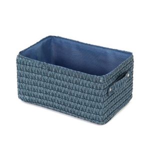 Image de Compactor Panier de rangement bleu 23x15cm