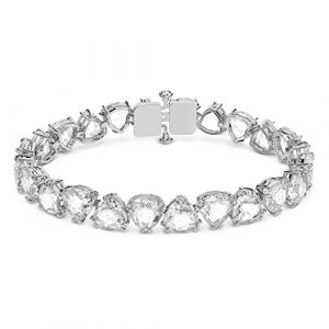 Swarovski Bracelet Millenia, Taille trillion, Blanc, Métal rhodié