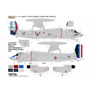 Kinetic Maquette E-2C Hawkeye French Navy 1:48e