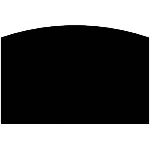 Le Marquier Plaque de sol Demi-ronde L120 H80