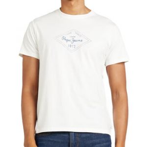 Pepe Jeans Wesley T-Shirt, Blanc (Off White), XXL Homme