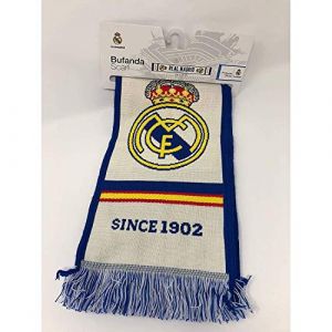 Real Madrid Echarpe officielle - "MEJOR CLUB DEL MUNDO" - Football - 140 x 20 cm