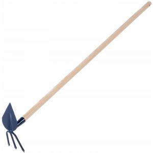 Kadax - Houe de jardin avec fourchette, manche 125 cm