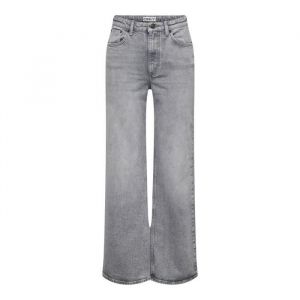 KIDS ONLY Kogjuicy Hw Wide Leg Rea707 DNM Noos, Medium Grey Denim, 8 Ans Femmes