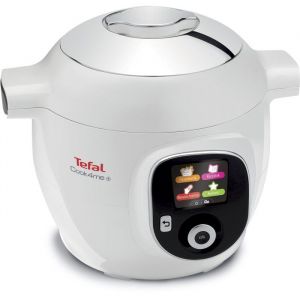 Tefal Multicuiseur CY851130 6 L Chrome, Blanc