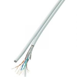 Câble réseau CAT 6 SF/UTP TRU COMPONENTS CAT 6/CCA 1567361 8 x 2 x 0.196 mm² blanc 50 m