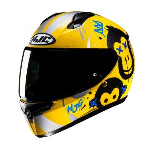 Image de HJC Casque intégral enfant C10 Geti jaune fluo- 2XS