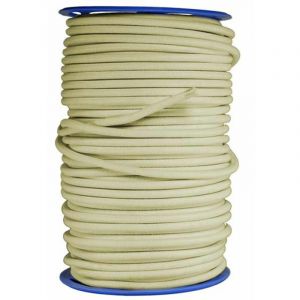 Sandow élastique Ivoire 70 mètres - Qualité PRO TECPLAST 9SW - Tendeur pour bâche de diamètre 9 mm - Made in France