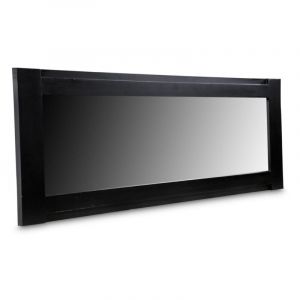 Grand Miroir Bois Noir 142x3x52cm - Bois-MDF - Décoration d'Autrefois