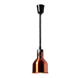 Royal Catering Lampe chauffante - Laiton - 17.5 x 17.5 x 25 cm - Acier