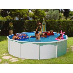 Image de Toi Piscine Piscine MAGNUM Circular ronde 3.50 x 1.32m laqué blanc