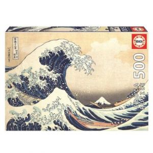 Educa Grande Vague de Kanagawa. Puzzle 500 pièces. Ref. 19002, Multicolore