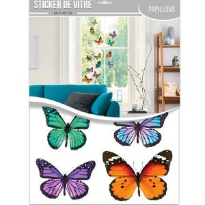 Image de STC Sticker de Vitre Papillons