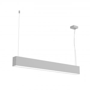 Suspension en métal blanc LED 4000k