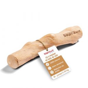 Supravit Nat&uuml;rlicher Kauknochen aus Kaffeeholz f&uuml;r Hunde M