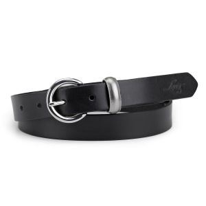 Levi's FOOTWEAR AND ACCESSORIES Larkspur Ceinture, (Noir Regular Black), 85 Femme