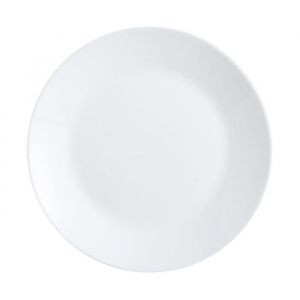 Iette plate blanc 25 cm Zélie Arcopal Blanc