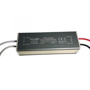 Silamp Transformateur 220V 24V IP67 15W DC 0.6A