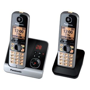 Panasonic KX-TG6722 - Téléphone sans fil avec répondeur 2 combinés