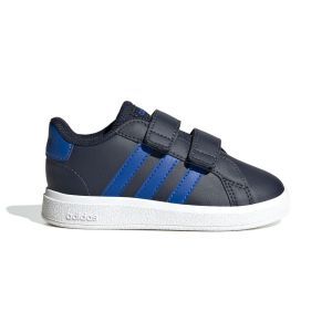 Image de Adidas Mixte bébé Grand Court Lifestyle Hook and Loop Shoes Low, Legend Ink/Team Royal Blue/FTWR White, 21 EU