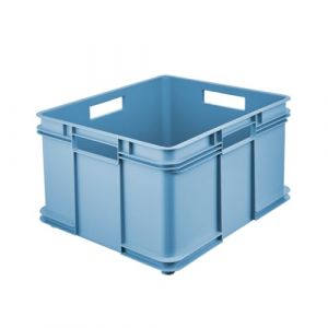 Keeeper Boîte de rangement EURO-BOX, collection Bruno ECO, taille XXL, 52 x 43 x 28 cm, Eco Bleu