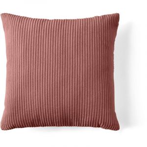 Selma - coussin - en velours côtelé - 60x60 cm - Rose