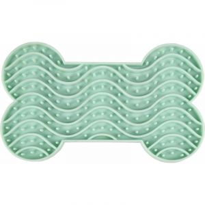 Animallparadise Tapis &agrave; l&eacute;c r y mee couleur vert taille s 15 cm pour chien Vert