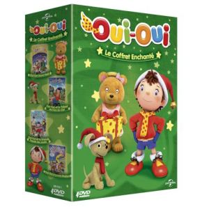 Coffret : Oui-Oui sauve No&euml;l + Le tr&eacute;sor de l'arc-en-ciel + La grande parade des jouets + La lune magique
