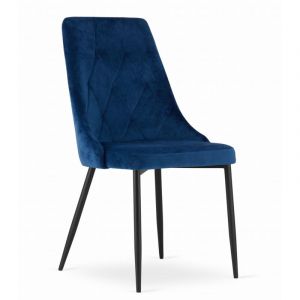 Chaise IMOLA - velours bleu marine x 1