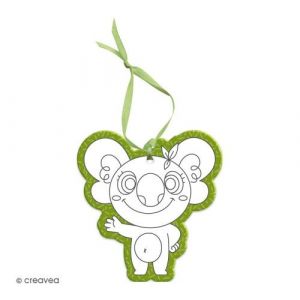 Avenue mandarine Étiquette en carton à décorer - Koala - 11 cm
