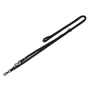 Nobby Classic Comfort Laisse Extra Longue Noir Longueur 300 cm Largeur 20 mm