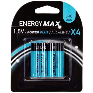 Image de Five Lot de 4 Piles LR03 "Power Plus" 4cm Bleu