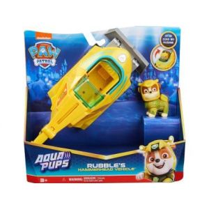 Coffret Pat Patrouille Sous Marin requin marteau Avec Chien Ruben 23 cm Set Collection Mer 1 Carte tigre Vehicule Figurine